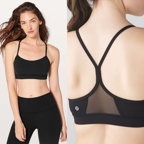 lululemon athletica Other - Lululemon Flow Y Bra in Black sz 4